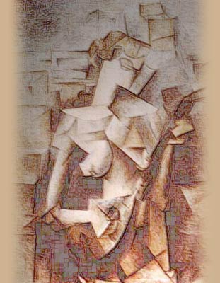 Girl with mandolin - Picasso