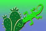green lizard