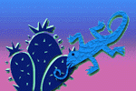 azure lizard